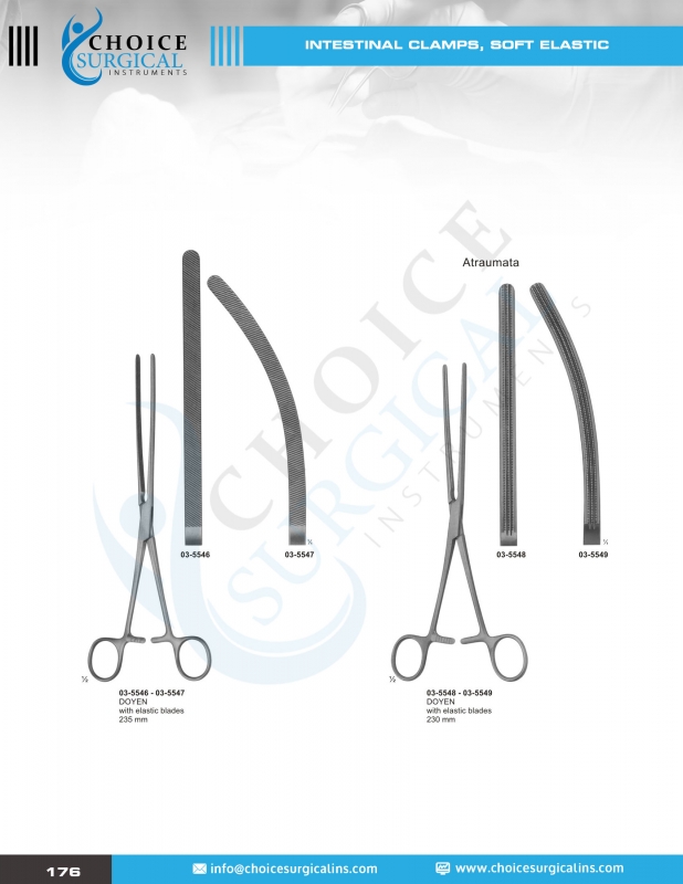 Forceps, Intestinals Clamps, Specula, Biopsy Forceps, Anuscopes Gall Duct